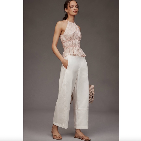 Anthropologie Pilcro the Izzie Relaxed Pull-On Barrel Pants - Picture 1 of 5